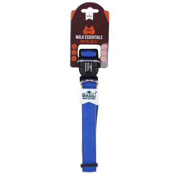 Padded Adjustable Collar for Dogs, Puppies & Cats (Blue)