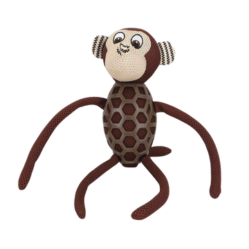 Monkey Plush Toy with TPR for Dogs & Puppies - Soft, Durable, and Fun Interactive Play