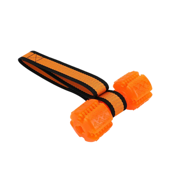 BASIL Dumbbell Treat Toy with Rope for Dog & Puppy