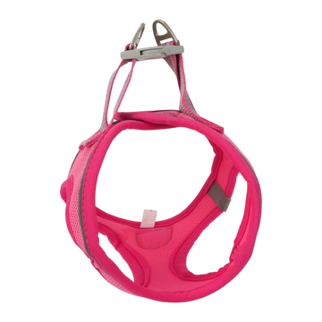Soft Adjustable Mesh Harness for Puppies & Small Breed Dogs (Neon Pink)