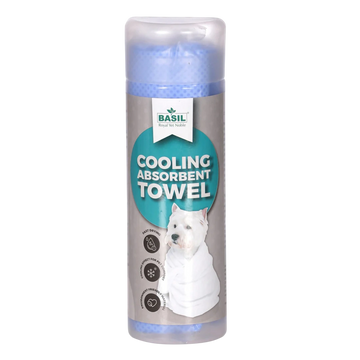 Pet Towel, Cooling Absorbent Towel for Dogs & Puppies (Blue)