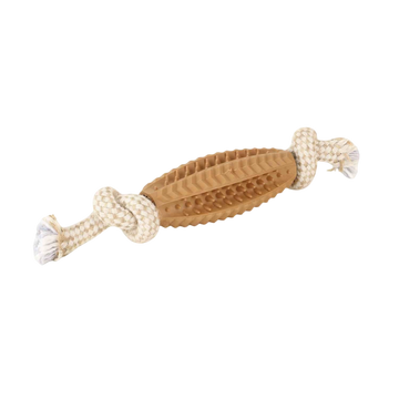 Jute Rope Toy with TPR Spike Chew Centre